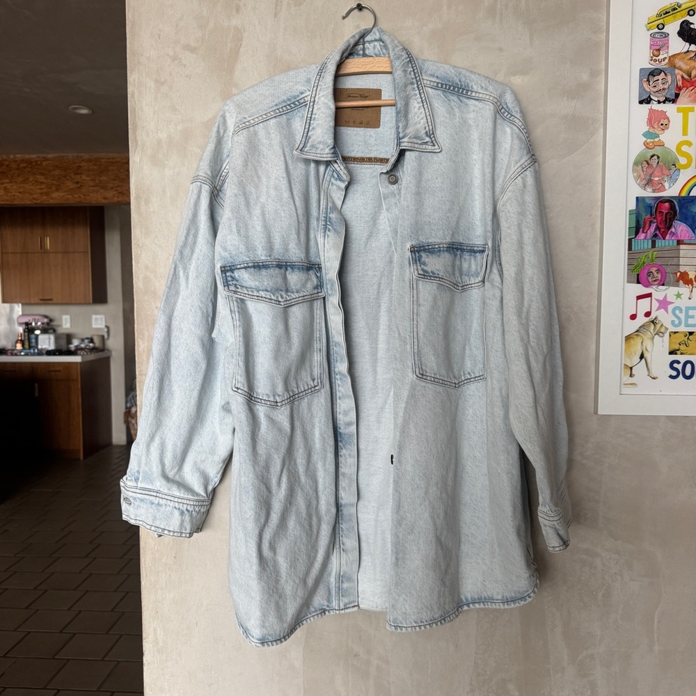 American Vintage Light Blue Denim Shirt
